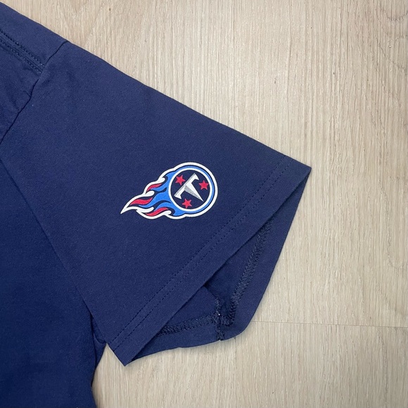 WORN Tennessee Titans NFL Chris Johnson (CJ2K) #28 Tee “Navy” - Picture 4 of 6